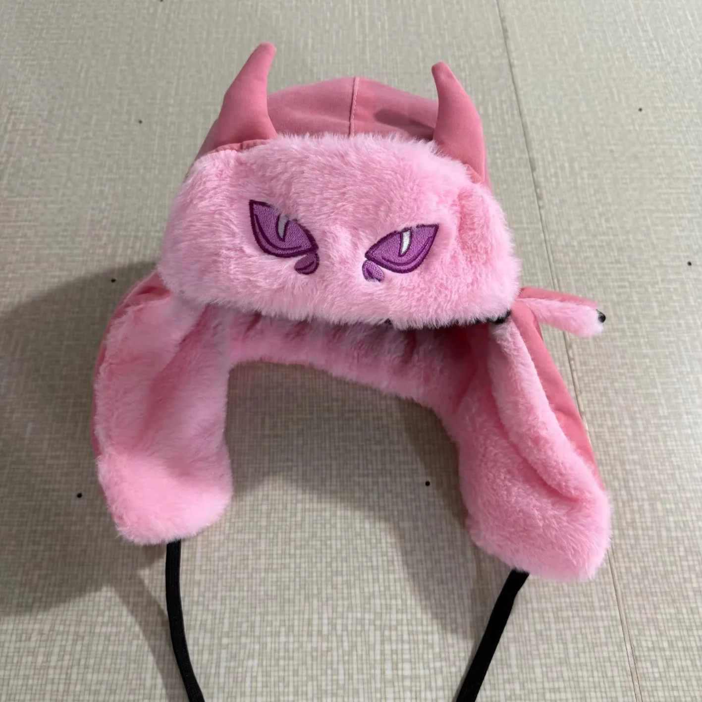 KILLER QUEEN EMBROIDERED USHANKA 3D HORNS (see item description for shipping) - Image 3