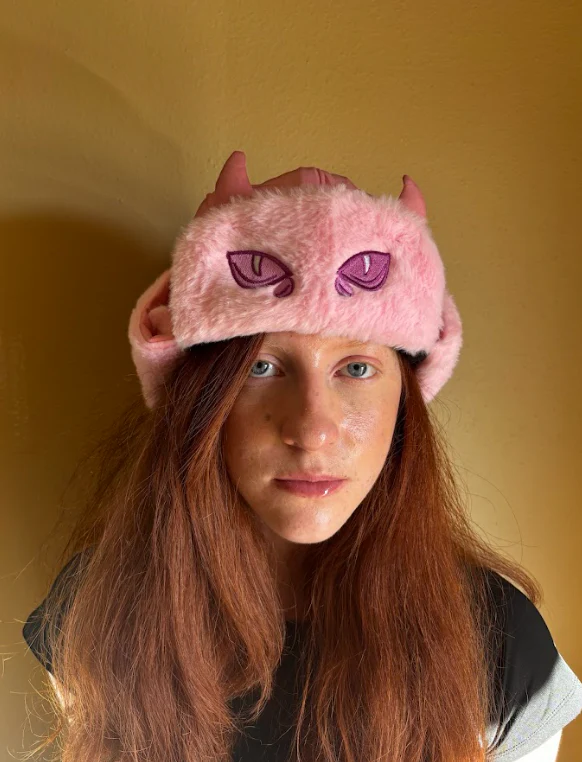 KILLER QUEEN EMBROIDERED USHANKA 3D HORNS (see item description for shipping) - Image 8