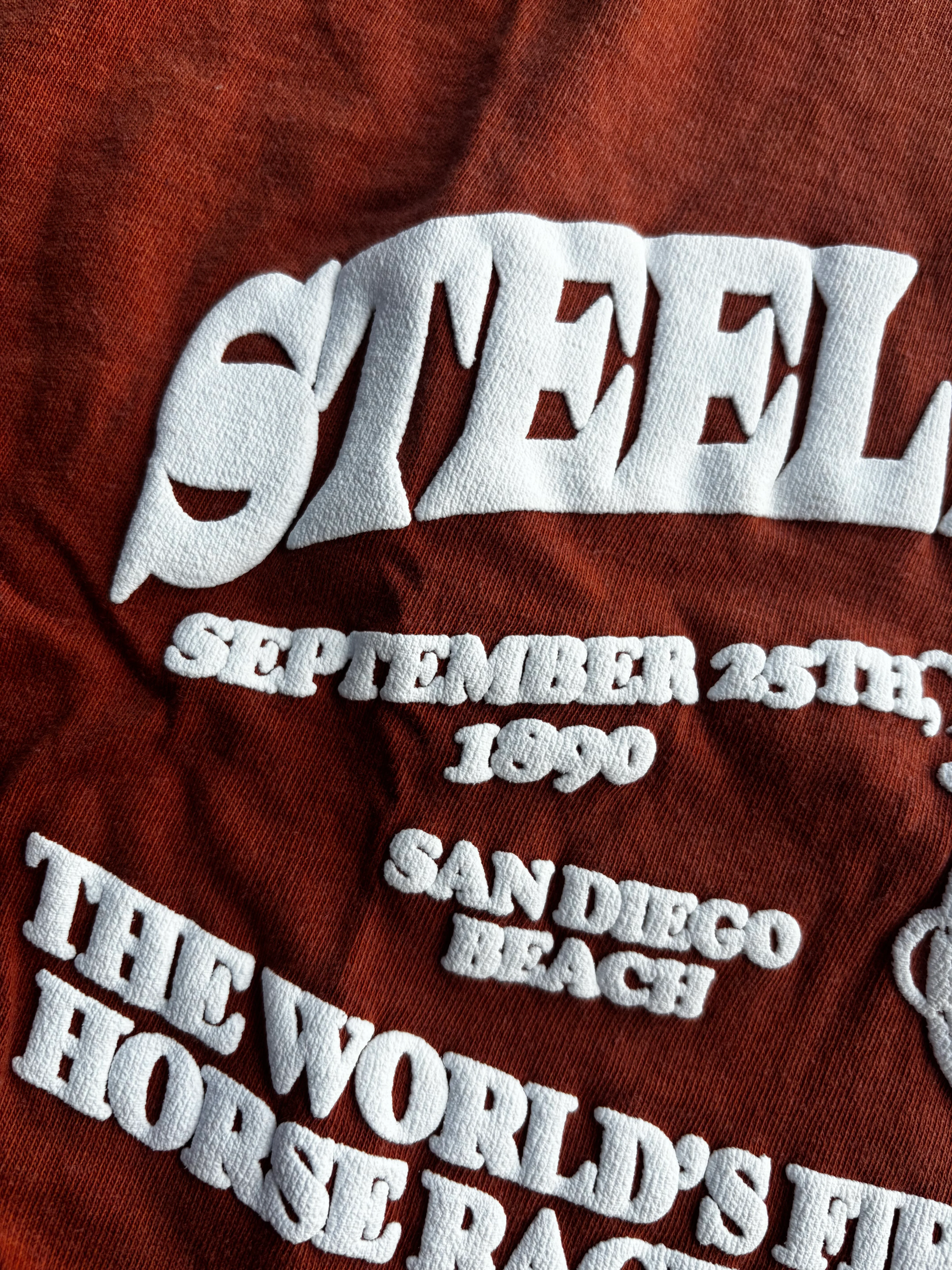 "STEELBALLRUN" 7oz PUFFPRINT T-shirt - Image 6