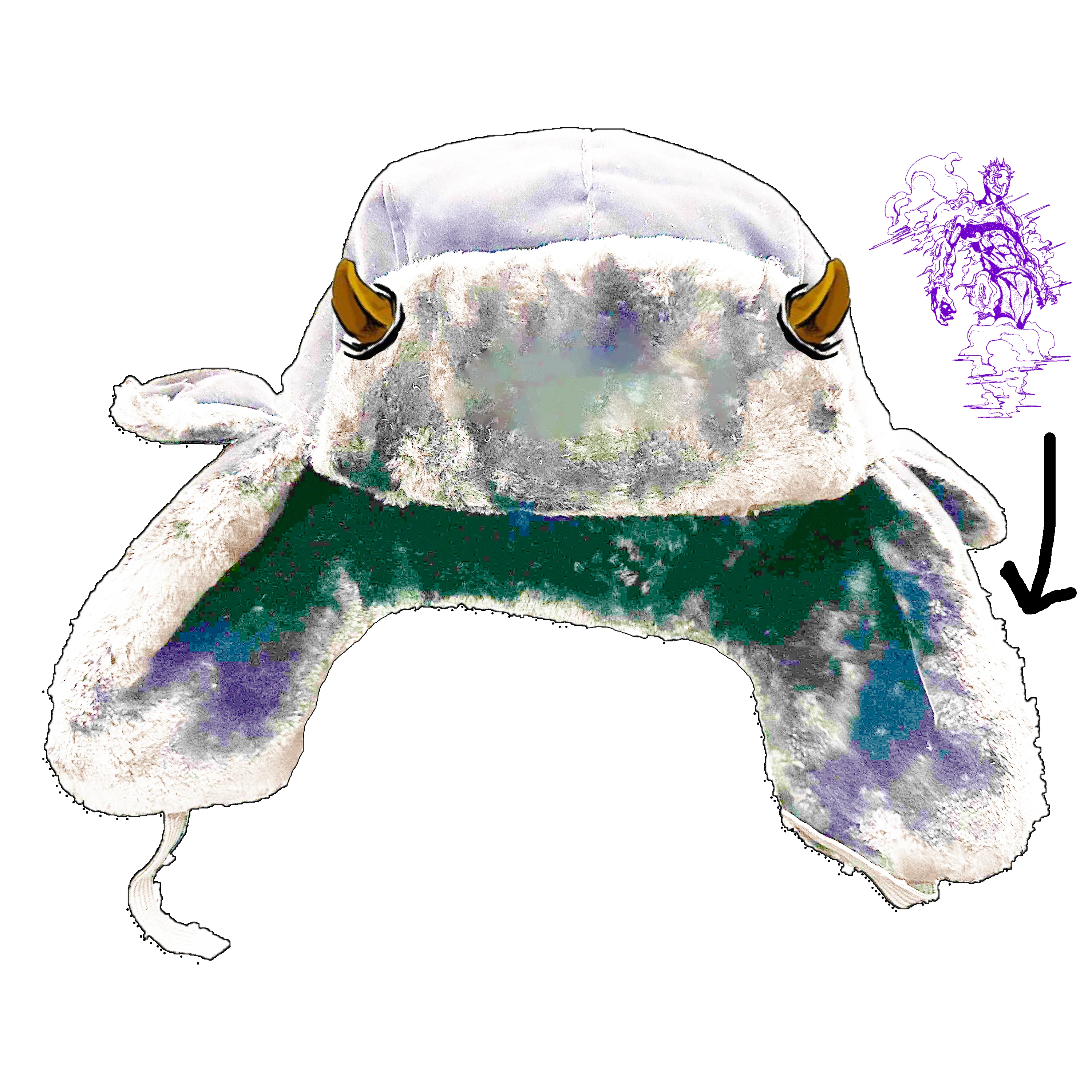 WEATHER REPORT EMBROIDERED USHANKA (see item description for shipping) - Image 6